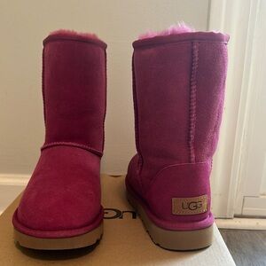 UGG Pink Classic Short II Boots